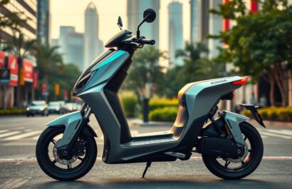 Honda CUV e: Vem ai, uma scooter elétrica de alto rendimento.