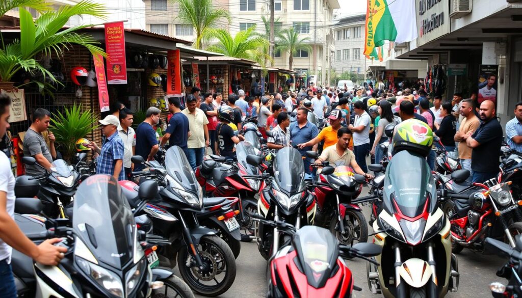 mercado de motocicletas