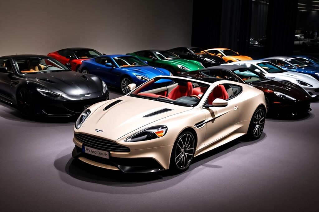 modelos do Aston Martin Vanquish