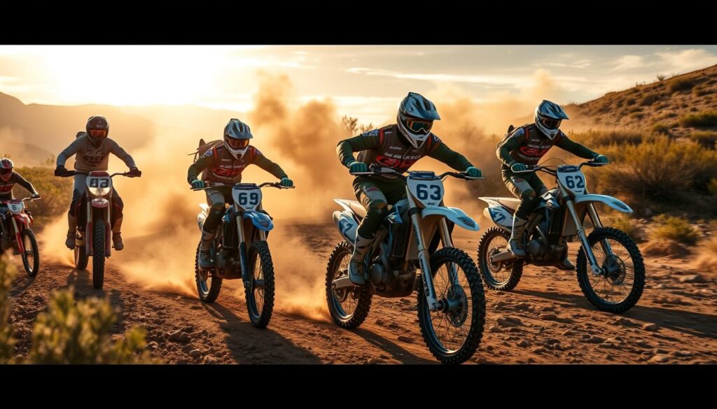 história Yamaha em competições de enduro