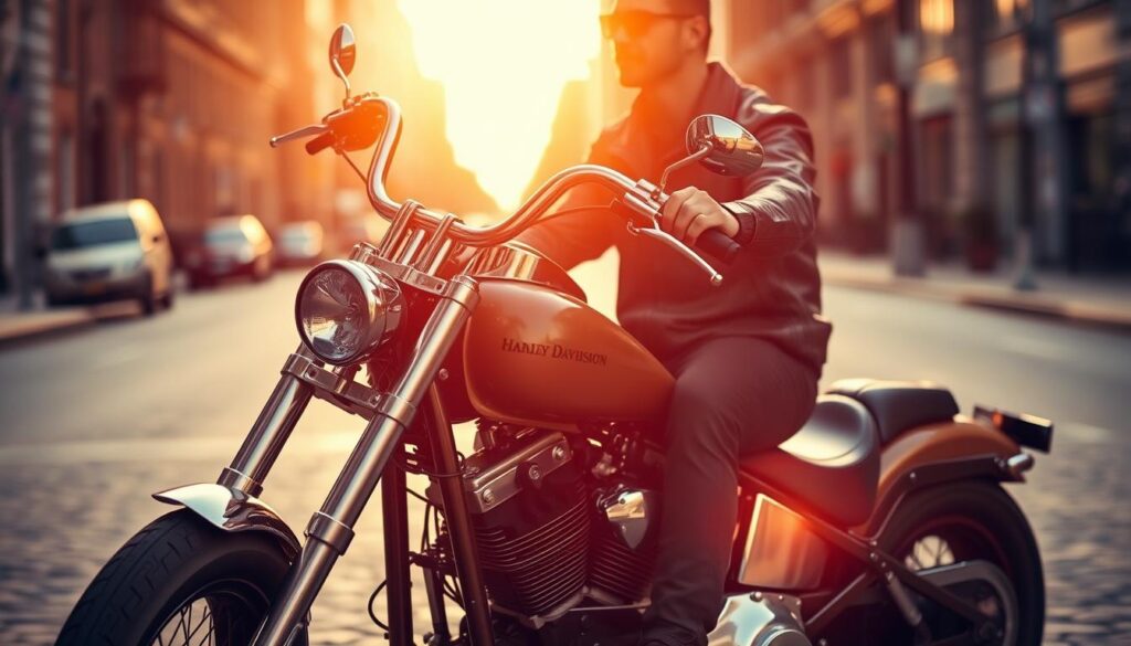 Harley-Davidson personalizada estilo anos 50