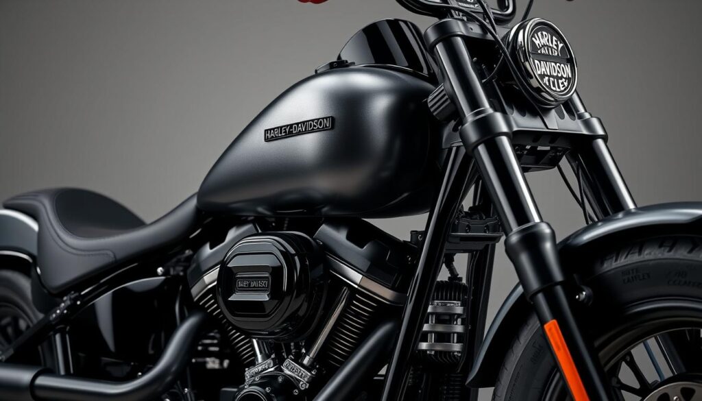 detalhes da Harley-Davidson Fat Boy Gray Ghost 2025