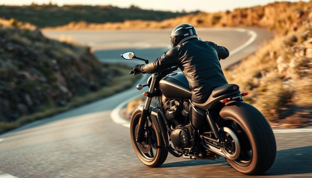 experiência de pilotagem da SRV400 Tourer