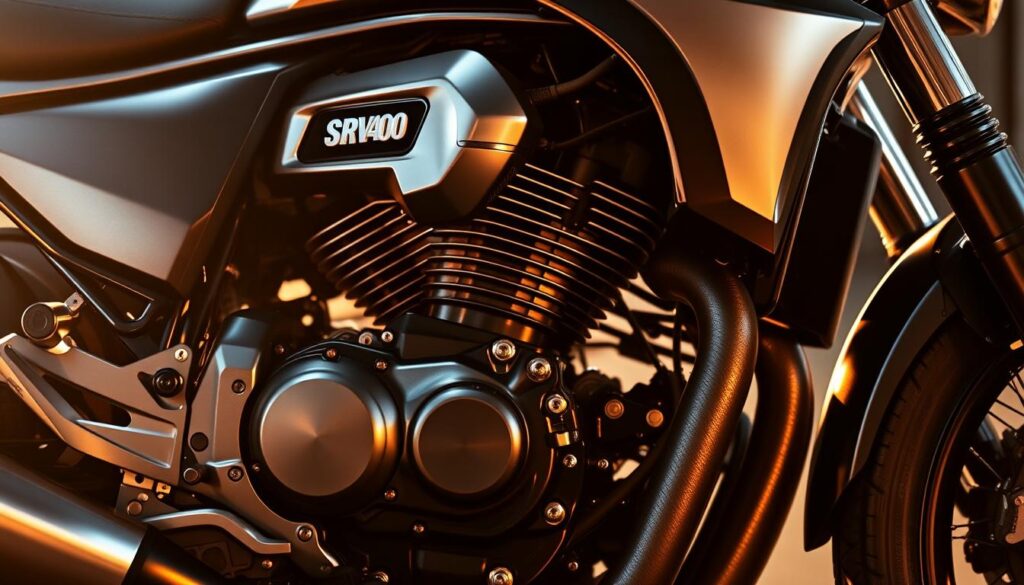 motor poderoso SRV400 Tourer