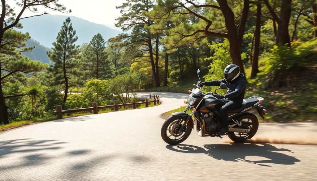 test ride Honda Tornado em Urubici SC