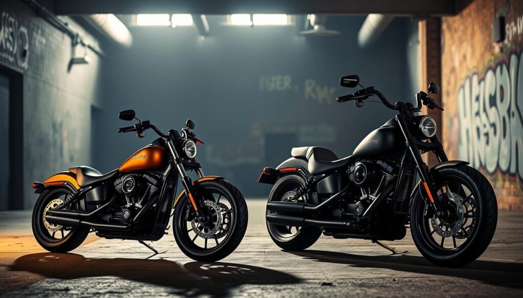 comparação FXDR e Fat Bob