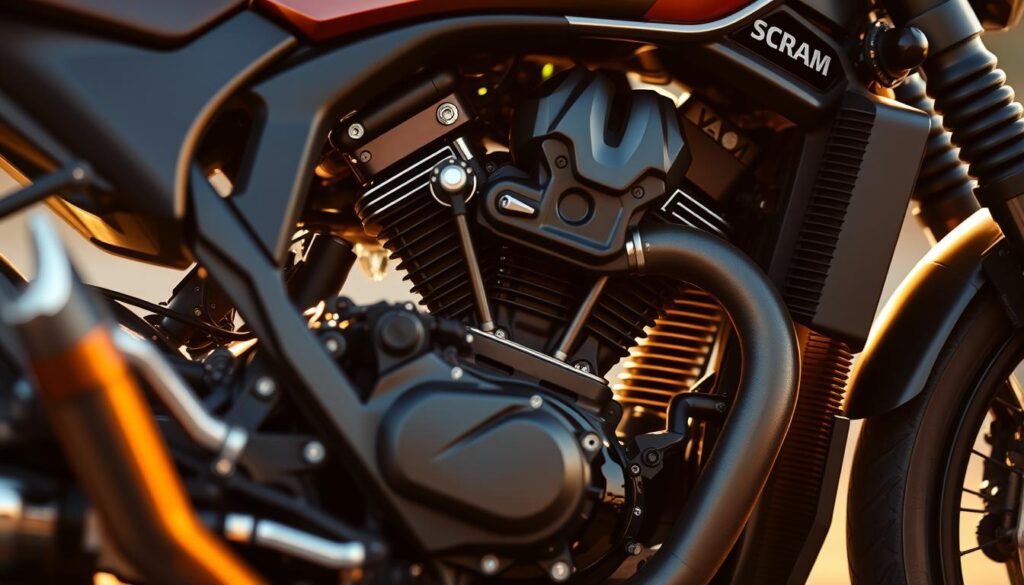 desempenho motor Scram 411