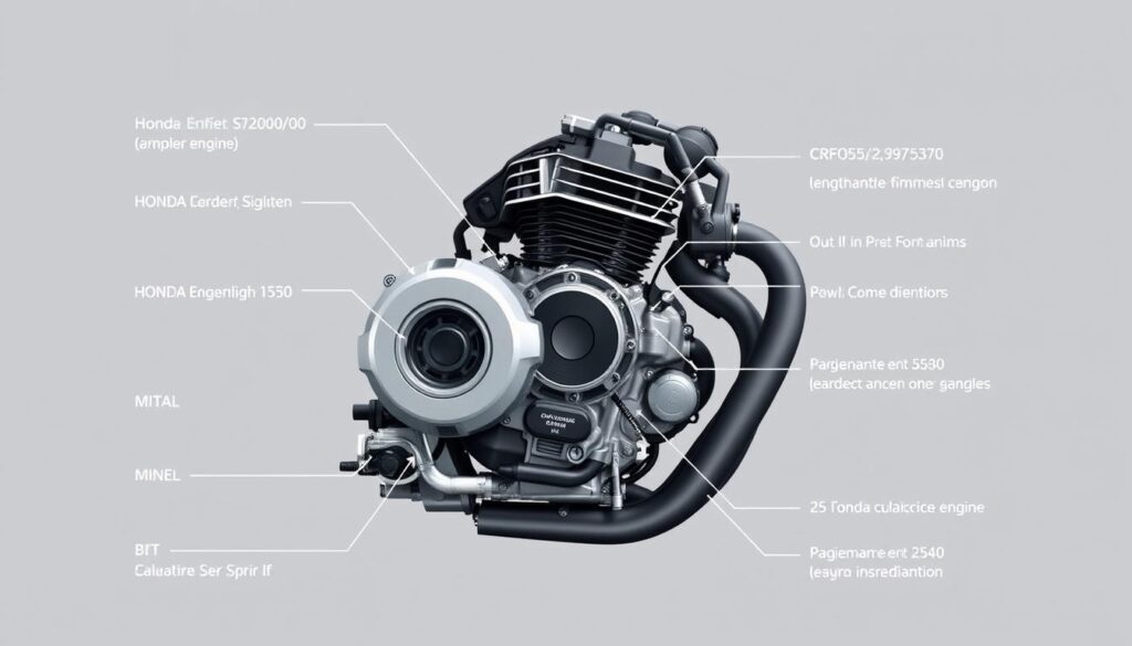 especificações motor Honda CRF300F
