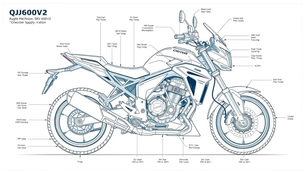 especificações técnicas QJMotor SRV 600 V2