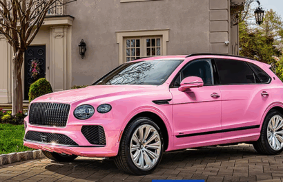 Carro Rosa Bentley: Luxo e Estilo em Quatro Rodas