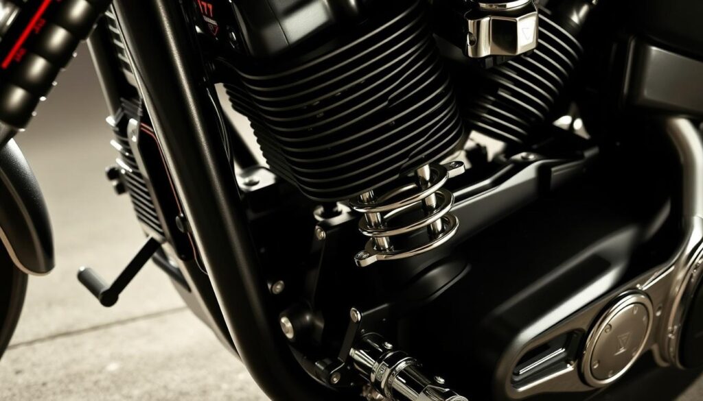 suspensão da Harley-Davidson Breakout 117