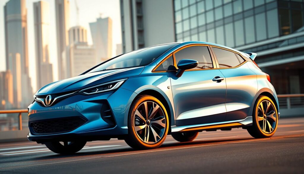 design aerodinâmico hatchback