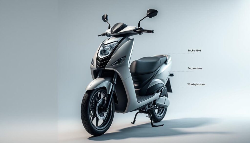 especificações técnicas scooter NWG150