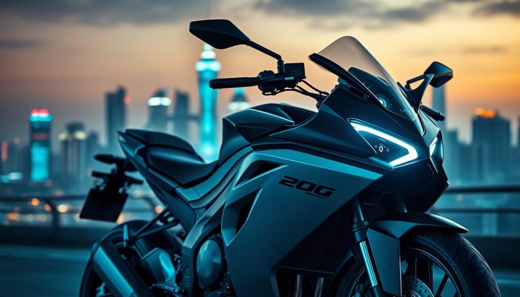 sistema conectividade moto moderna